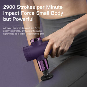 ปืนนวดขนาดเล็กแบบปรับแต่งได้คุณภาพสูง2000มิลลิแอมป์2900r แบตเตอรี่/นาทีมอเตอร์ปืนนวดขนาดเล็กพร้อมหัวเปลี่ยนได้4หัว - Product Image 5