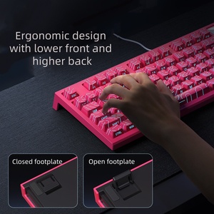 Teclado mecánico LANGTU LT84 intercambiable en caliente para juegos y oficina, teclado para juegos con cable de montaje lateral para computadora portátil en stock. - Product Image 4