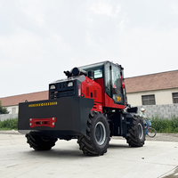 Mehrzweck-Fabrik- und Landwirtschafts-Geländestapler 3 Tonnen 3,5T 4T 5T 6 Tonnen 4WD Allradantrieb Diesel-Gabelstapler für Raues Gelände
