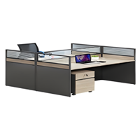 Bureau poste de travail poste de travail moderne PDG meubles de direction luxe bureaux en forme de L pour la conception de table de chambre