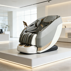 Silla de Masaje Eléctrica Zhipin <span class=keywords><strong>2026</strong></span> de Cuero PU con Certificación ETL, Carga Inalámbrica, Botón de Cambio Rápido, Gravedad Cero para Todo el Cuerpo - Product Image 1