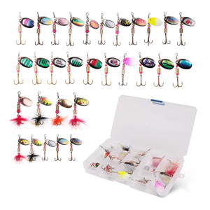 Ushazer 3g-7g metallo Spinner esche Set Hard Spoon esca per trota spigola carpa <span class=keywords><strong>salmone</strong></span> in metallo artificiale esca da pesca per trota <span class=keywords><strong>salmone</strong></span> - Product Image 1