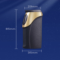 Nouveau briquet à trois flammes à détection tactile gaz-électrique, briquet à gaz butane gonflable, briquet à cigare multifonctionnel