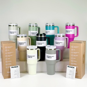 Vaso Térmico de Alta Calidad de <span class=keywords><strong>40</strong></span> Oz con Asa y Pajita, Aislado de Acero Inoxidable, Tapa de 3 Posiciones, Libre de BPA, para <span class=keywords><strong>Viajes</strong></span> y Uso Diario - Product Image 1