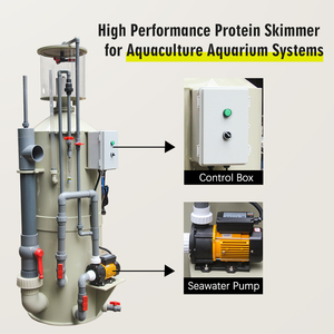 جهاز فصل البروتين البحري Cowater <span class=keywords><strong>CW</strong></span>-PS-C20 مع كوب سهل التنظيف لأنظمة تربية الأحياء المائية المكثفة ذات الدورة المغلقة - Product Image 4