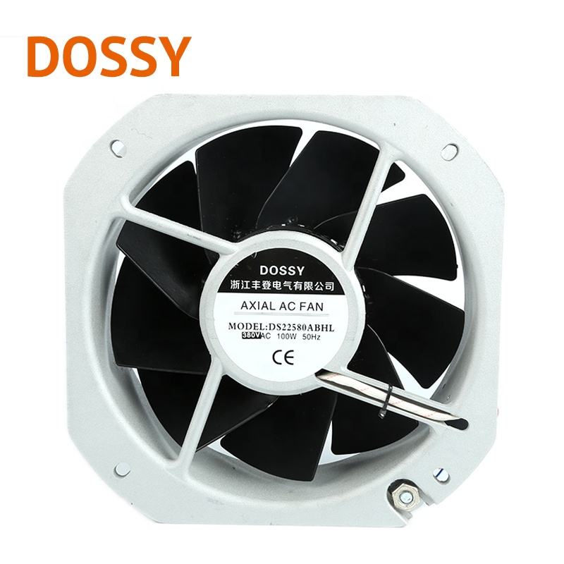 225x225x80mm metal blade 220v electric equipment ventilate axial flow fan