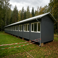 Maison conteneur de luxe préfabriquée moderne à panneaux sandwich pour hébergement de groupe en appartement
