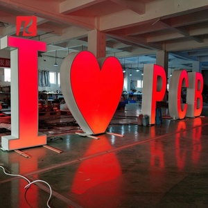 Lettere giganti personalizzate Kexian all'aperto Free Standing grande lettera Led RGB segni elettronici grandi lettere <span class=keywords><strong>alfabeto</strong></span> - Product Image 5