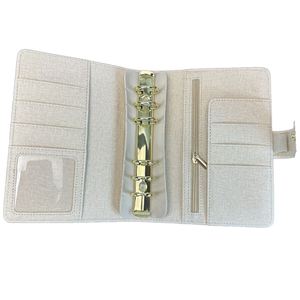 Agenda Personalizada A6 de Cuero PU, Planificador de Presupuesto, Cuaderno con Anillas, Hojas Sueltas, Regalos para Niños, Hebilla para Guardar Dinero en Efectivo, Cuaderno Promocional - Product Image 1