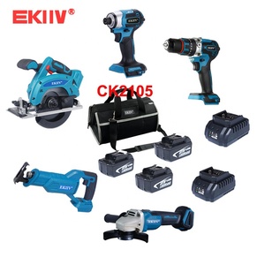 CK2108 Kits combinés sans fil de haute qualité, kit <span class=keywords><strong>combiné</strong></span> sans fil <span class=keywords><strong>professionnel</strong></span> EKIIV 18V sans balais, ensemble de 8 outils pour usage domestique - Product Image 4