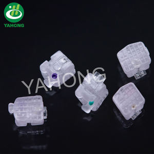 Accolades orthodontiques Yahong nouveau Design accolades dentaires en céramique auto-ligatantes - Product Image 6