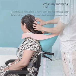 24 X24 Inflatable Portable Shampoo Bowl and Wash Basin for Bedside in Bed Hair Washing Hair Cuts Hair Coloring Elderly Disabled - Product Image 4