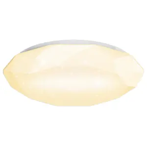 Plafonnier LED 24W 3000K, lumière chaude, faible consommation, longue durée de vie ; idéal pour l'éclairage à domicile, dans les bureaux et les espaces - Product Image 1
