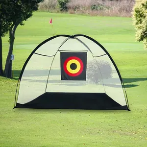 Backyard Indoor Golf Swing Practice Cage Hitting Balls Swing Target Test Club Beginner Manufacturer Carry Bag Trainer Net