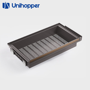 Clothing Organizer Sliding Drawer Rectangle Durable <b>Wardrobe</b> Storage <b>Basket</b> For Closet Use - Product Image 3