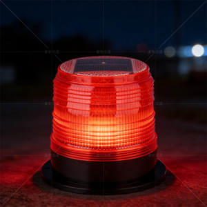 ไฟเตือนพลังงานแสงอาทิตย์ 5188 LED สีเหลือง IP65 ใช้พลังงานแสงอาทิตย์ สำหรับงานจราจรและก่อสร้าง - Product Image 2