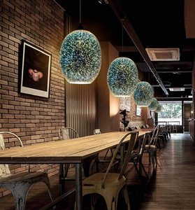 Moderno nórdico colorido Firwork flor interior 3D cristal techo colgante iluminación candelabros luces colgantes - Product Image 2