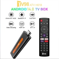 Appareil de streaming 8K, clé IPTV, lecteur multimédia OTT Internet, puissant WiFi double 5G, USB intelligent, Google Android 14 Premium, Fire TV Stick