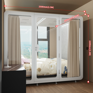 2 kişilik ses yalıtımı uyku kabini gürültüden kaynaklanan uykusuzluğu çözebilir - Product Image 3