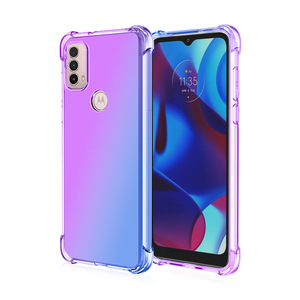 Funda de teléfono móvil para <span class=keywords><strong>Motorola</strong></span> <span class=keywords><strong>Edge</strong></span> 20 Colorful Gradient TPU Case 1,5mm Anti Drop Funda protectora a prueba de golpes - Product Image 2