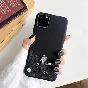 Custodia in <span class=keywords><strong>silicone</strong></span> Pretty Space Moon Astronaut per <span class=keywords><strong>iPhone</strong></span> 11/<span class=keywords><strong>12</strong></span>/13/14/15/16/17 Pro Max, <span class=keywords><strong>Cover</strong></span> in TPU con stampa UV per <span class=keywords><strong>iPhone</strong></span> 18 Pro Max - Product Image 4