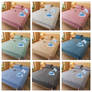 Protector de Colchón Acolchado Impermeable Antiácaros, Antideslizante, Lavable a Máquina, para Todas las Estaciones - Product Image 4