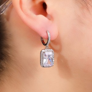 Eleganti Orecchini Pendenti Quadrati per Donne, Accessori per Orecchie Semplici e alla Moda per Uso Quotidiano - Product Image 6