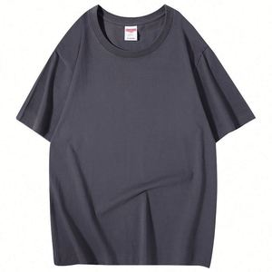T-shirt en coton épais à col ras du cou, coupe ample, manches courtes, 300 grammes, personnalisable avec logo publicitaire pour la culture d'entreprise et les uniformes de travail - Product Image 5