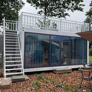 20ft đúc sẵn kính container nhà phẳng gói nhỏ nhà Trailer cho đô thị sống văn phòng hoặc khách sạn kiosk sử dụng - Product Image 1