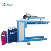 Machine de soudage TIG / laser à couture droite pour tuyaux de réservoirs en acier, à poutre cantilever robuste, à serrage pneumatique de précision ZF-1500mm