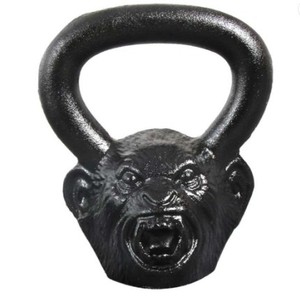 Pesas Rusas de Hierro Fundido Negras para Gimnasio, Equipo de Ejercicio Físico, Juego de Pesas Rusas con Cabeza de Mono, Gran Oferta - Product Image 3