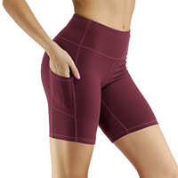 Women's High Waist Shorts with Pocket, Workout, Yoga