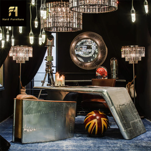 Stile Punk in <span class=keywords><strong>metallo</strong></span> struttura Cool-lessing <span class=keywords><strong>scrivania</strong></span> con punto di vista di Design CEO tavolo <span class=keywords><strong>Vintage</strong></span> lusso <span class=keywords><strong>scrivania</strong></span> da ufficio - Product Image 5