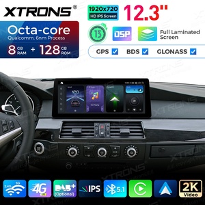 XTRONS 12,3 pulgadas para BMW 5 Series E60/E61/M5 CIC sistema Octa Core 8 + 128 coche estéreo 4G incorporado <span class=keywords><strong>CP</strong></span> AA REPRODUCTOR DE CD Original - Product Image 6