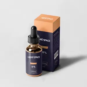 Lab-Geteste 100% Kruidenextract Hennepolie 10Ml Oganic 5% Cbd Olie 500 Mg Cbd