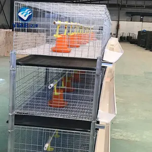 Poultry Industrial Battery System Broiler Cage For Broiler Cheap Layer Large Atype Chicken Coop