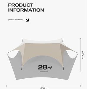 Toldo de Tafetán de Poliéster Negro, Tipo Extendido, para una Habitación, con Mesa y Sillas para Exteriores, para Acampar, de Apertura Rápida y Fácil Montaje - Product Image 4