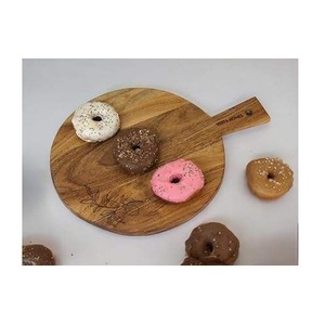 Planche à découper en bois de manguier foncé naturel de qualité export, grande planche à découper en bois pour la cuisine, la préparation des aliments, en vente - Product Image 1