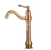 Robinet mitigeur d'eau d'évier de cuisine, classique, Vintage noir mat pour la cuisine et salle de bains