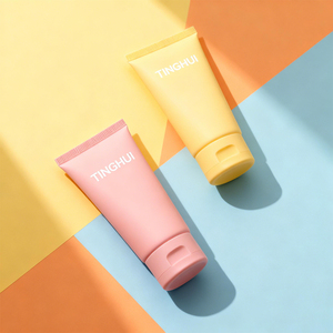 หลอดบรรจุภัณฑ์เครื่องสำอางน่ารัก ขนาด 10 มล. 30 มล. 50 มล. สีชมพู สีเหลือง ทำจากพลาสติก สำหรับโลชั่น ผลิตภัณฑ์ดูแลผิวหน้า พร้อมฝาเกลียว - Product Image 5