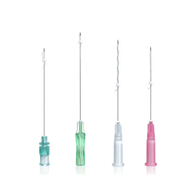 Corea sterile chirurgico di sutura segreto v linea di sollevamento viso assorbibile 21G 60 millimetri Cog 3D filo fili di sutura pdo con sharp ago