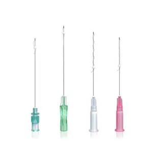 Kit chirurgical mignon de corée du sud, suture chirurgicale secret v, lifting de visage absorbant 21G 60mm Cog fil 3D avec aiguille tranchante, 1 pièce