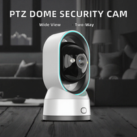 Caméra de sécurité OEM Pan-Tilt intérieure, moniteur bébé, détection de mouvement animaux domestiques, 3MP, audio bidirectionnel, vision nocturne, IP55, CMOS, Cloud intégré
