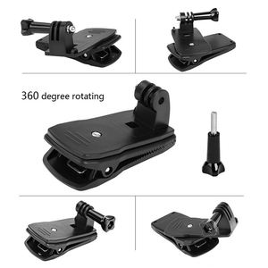 YEAH Go Pro Backpack Clip Mount, abrazadera de correa de hombro de liberación rápida para Gopro <span class=keywords><strong>Hero</strong></span> <span class=keywords><strong>Max</strong></span> Insta360 DJI Osmo Action Camera - Product Image 6