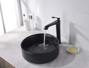 Prix direct usine pas cher rond <span class=keywords><strong>noir</strong></span> mat comptoir lavabo à <span class=keywords><strong>main</strong></span> petite taille personnalisé lavabo en céramique - Product Image 4