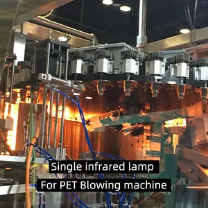 Ir yüksek sıcaklık kuvars cam kızılötesi ısıtıcı lamba tüp için şişe üfleme makinesi