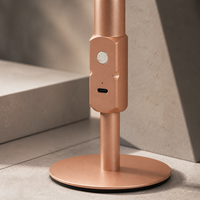 Lámpara de Mesa LED Moderna con Cabezal Giratorio de 360 Grados e Inclinación de 90 Grados, Táctil, Regulable, Inalámbrica, Recargable, para Bar o Restaurante