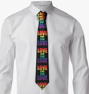 Corbata Intersexual (Diseño Phox) Arcoíris Lista para Usar Ajustable Pre-atada Corbata Homosexual <span class=keywords><strong>de</strong></span> Poliéster con Logotipo Cierre <span class=keywords><strong>de</strong></span> Cremallera Tipo Seda - Product Image 6