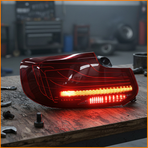 Lampu Belakang Mobil LED Dinamis Sekuensial Laser OLED Merah Asap Gaya M4 CSL untuk BMW Seri 2 F22 F23 M2 F87 2014-2020 - Product Image 3