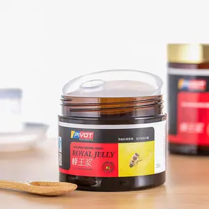 Guci kemasan plastik pet bulat ringan untuk Royal jelly madu kualitas bagus 250g 480g 500g 680g